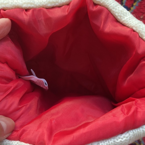 15 inch cabled sweater knit Christmas stocking embroidered B - Picture 6 of 7